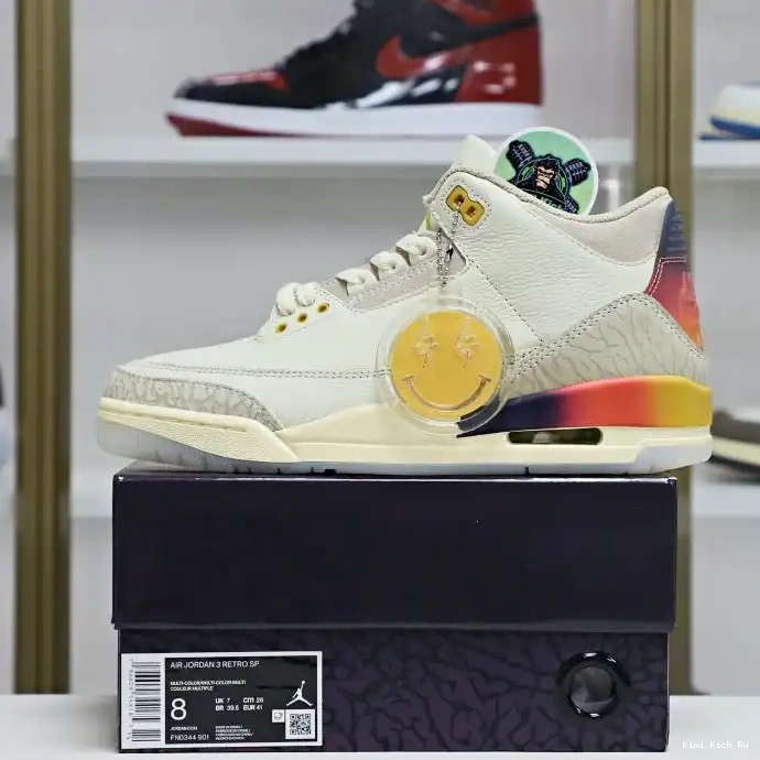 Kimikick Jordan3 x JBalvin Air Jordan 0718
